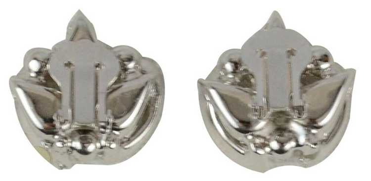Vintage Tear Drop Rhinestone Earrings - image 2