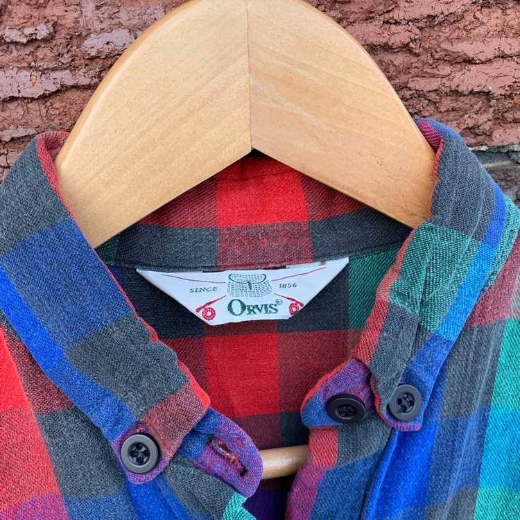 Vintage 1990’s Orvis tall flannel - image 4