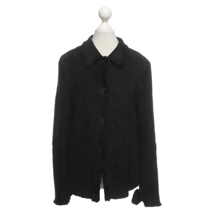 Sylvie Schimmel Jacket/Coat Leather in Black - image 1