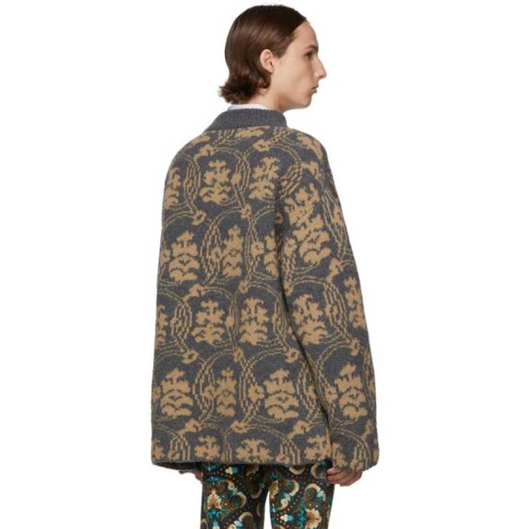 Dries Van Noten Dries van noten Fall 19 Taco Grey & tan Knit