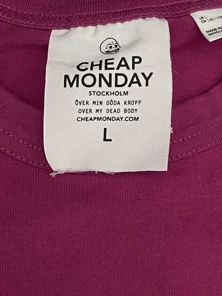 Cheap Monday Cheap Monday Purple Tshirt Men’s Lar… - image 3