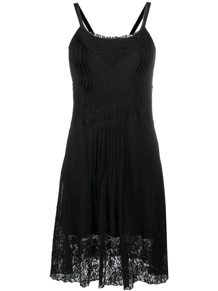 Christian Dior Pre-Owned 2000s lace dress - Black - image 1