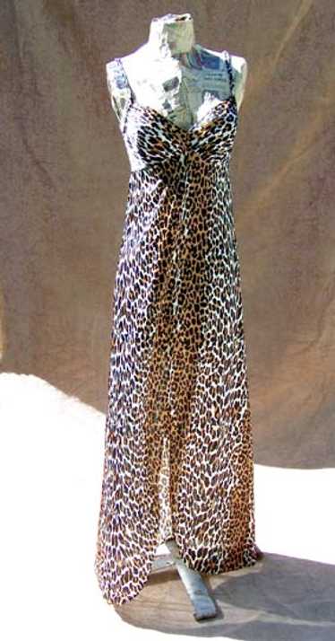 Vanity Fair leopard nightgown