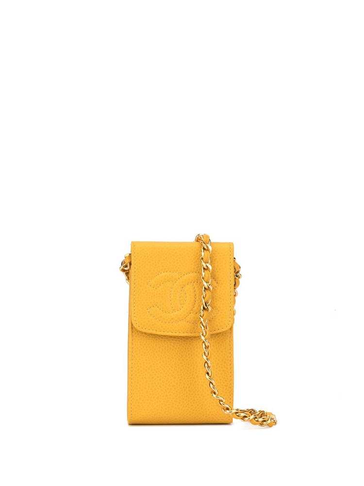 CHANEL Pre-Owned 1997 chain shoulder bag - Yellow - image 1