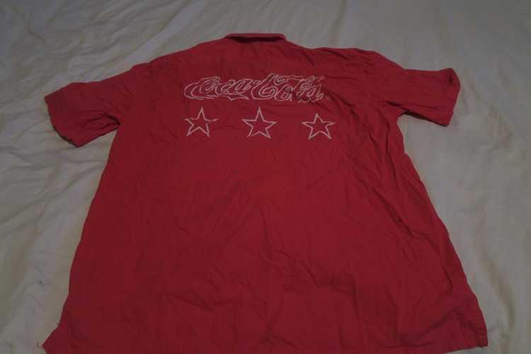 Coca Cola × Vintage VTG 80s Coca Cola Button Up S… - image 6