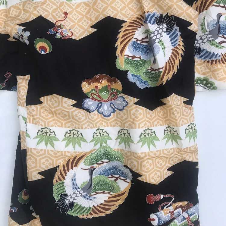 Japanese Brand × Kimono Japan Dragon Vtg kimono a… - image 3