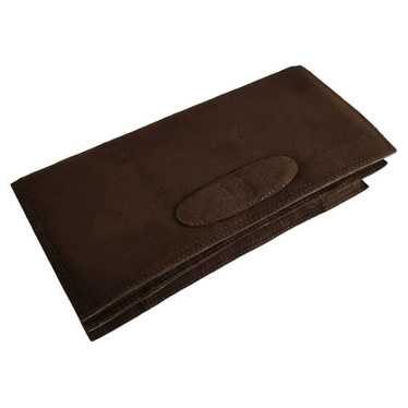 Bally Clutch Bag Suede in Brown - image 1