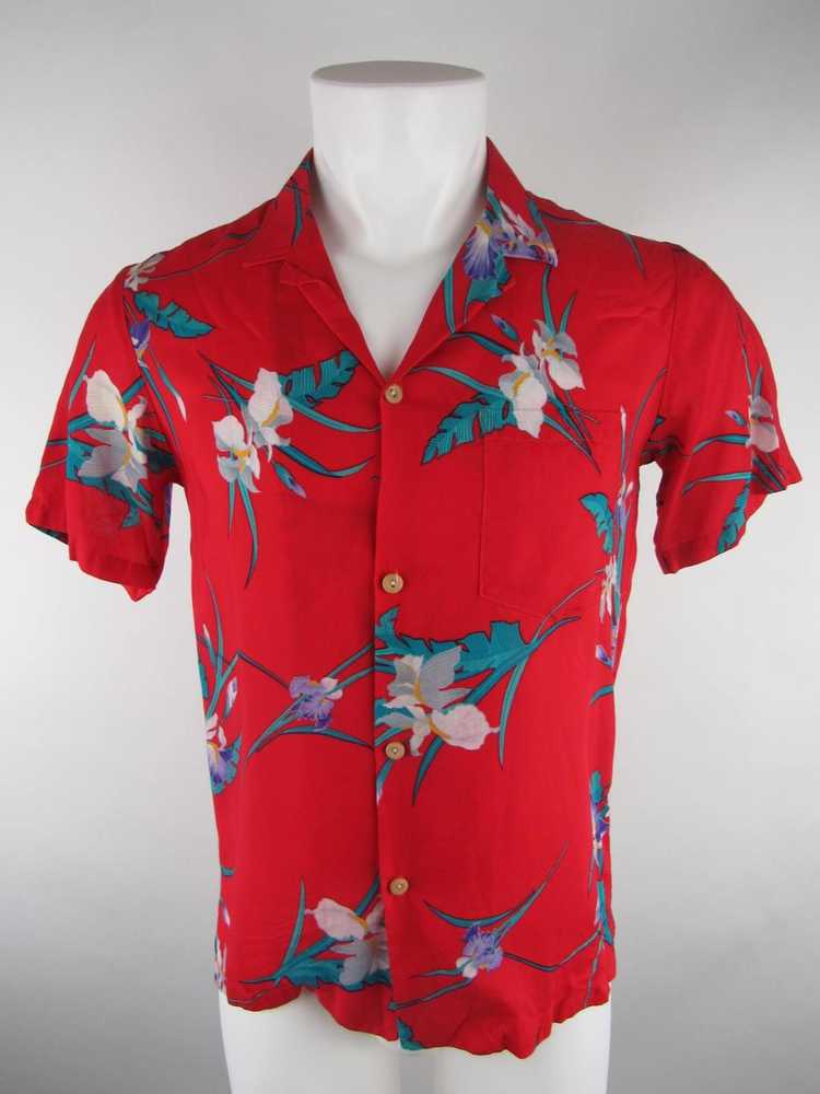 Vintage Paradise Found XL Aloha Hawaiian Shirt Bird of Paradise Honolulu outlet Hawaii