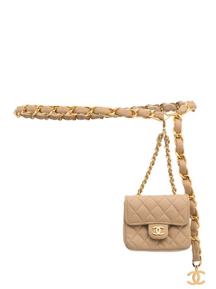 CHANEL Pre-Owned 1990s Classic Flap micro belt bag - … - Gem