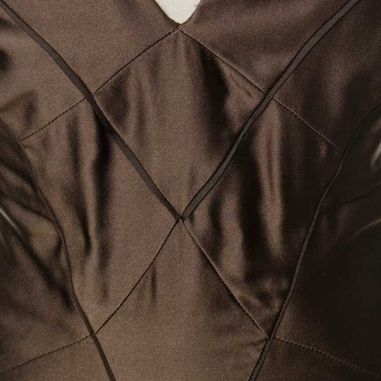 René Lezard Dress with a satin Sheen - image 4