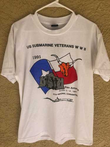 Vintage WW2 submarine vet tshirt - image 1