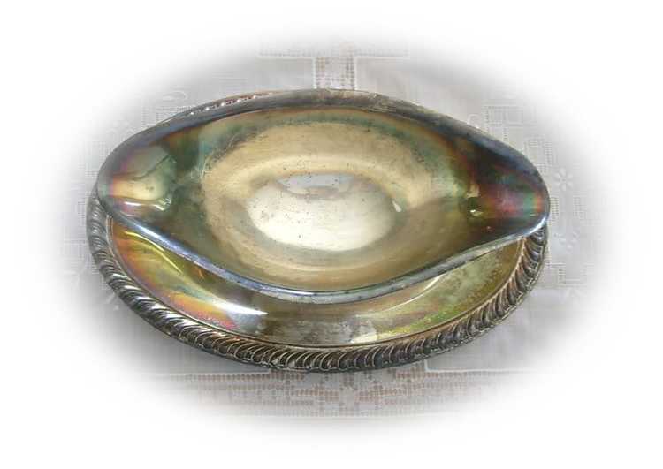 Vintage Silver Plated Serving Boat - Gravy, Sauce… - image 3