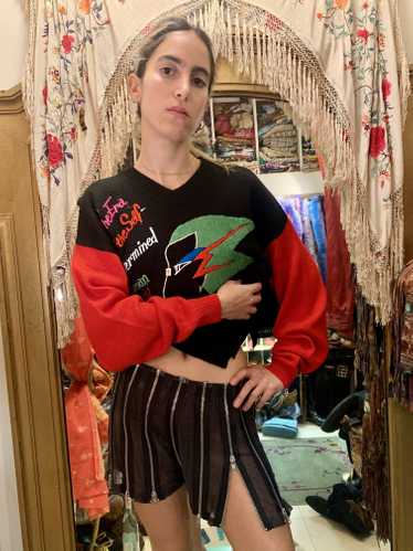 1980’s Kansai Embroidered and Appliqué Oversized S