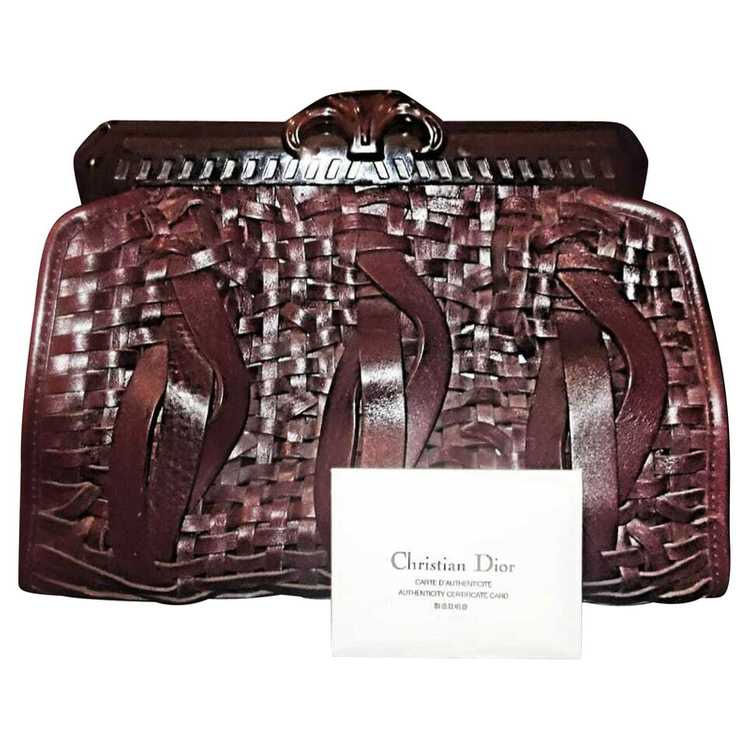 Christian Dior Samourai 1947 Bag Leather in Brown - image 1