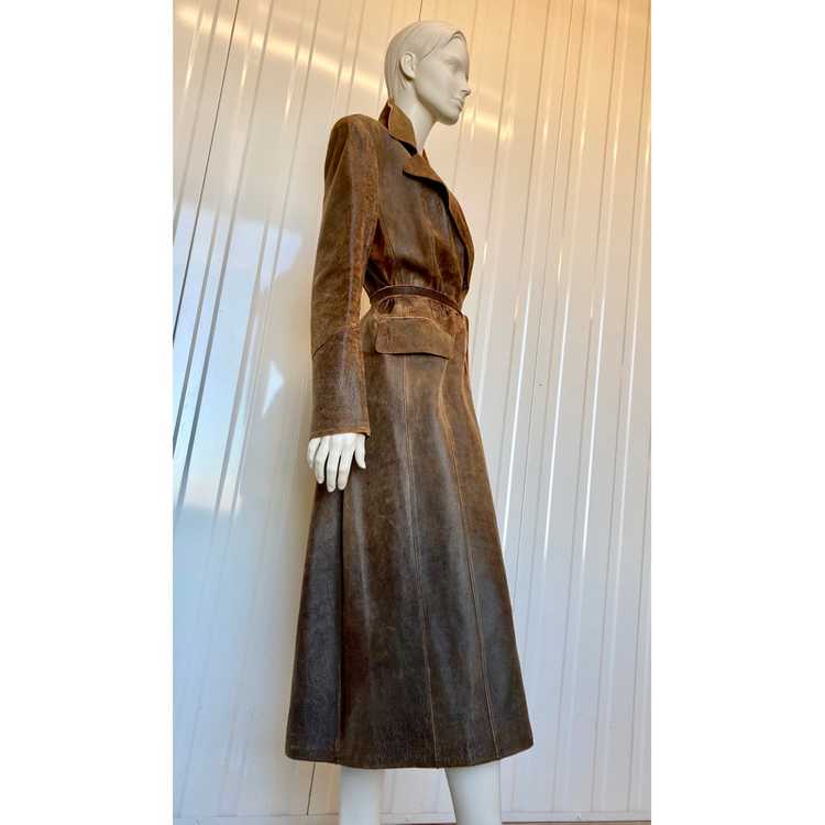 Sylvie Schimmel Jacket/Coat Leather in Brown - image 2