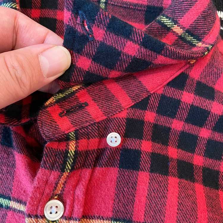 Supreme FW13 Supreme Tartan Flannel L/S Shirt Red… - image 11