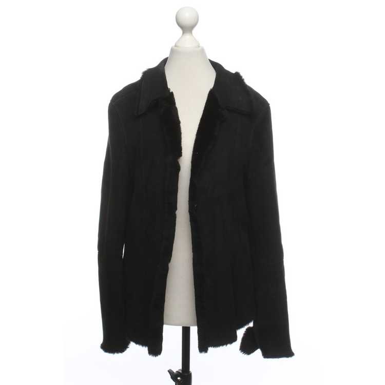 Sylvie Schimmel Jacket/Coat Leather in Black - image 4
