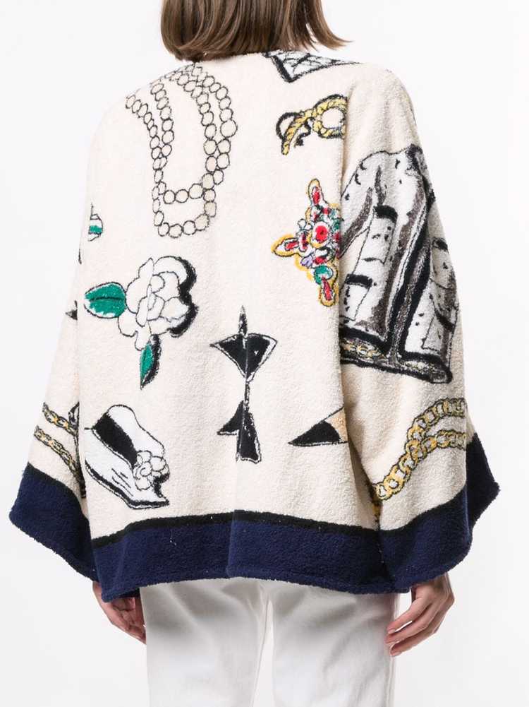 CHANEL Pre-Owned 1994 CC icon cardigan - White - image 4