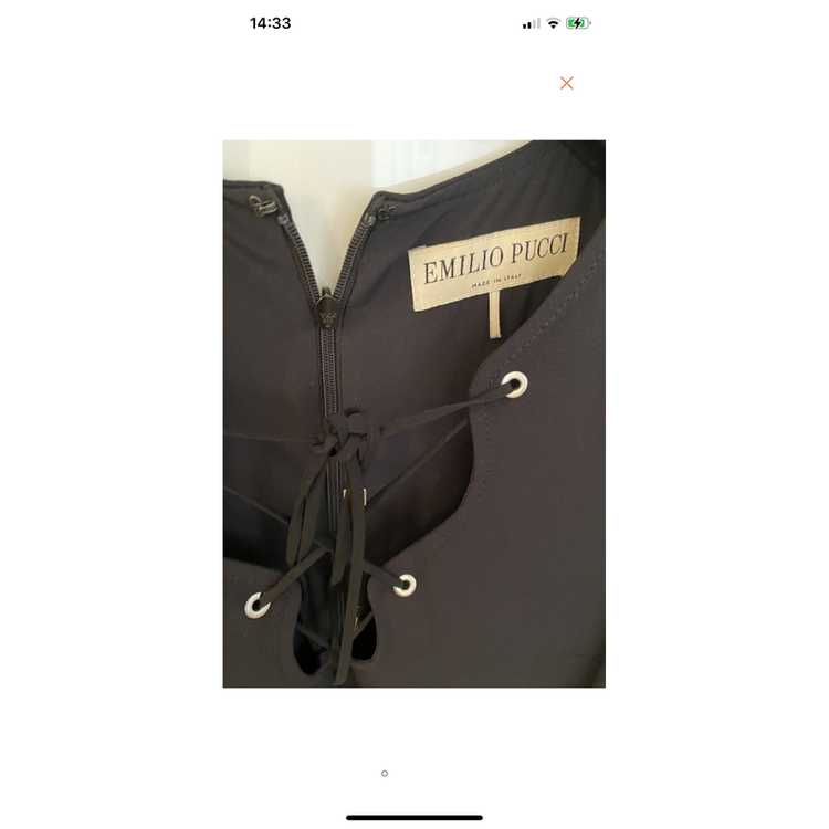 Emilio Pucci Dress Viscose in Black - image 2