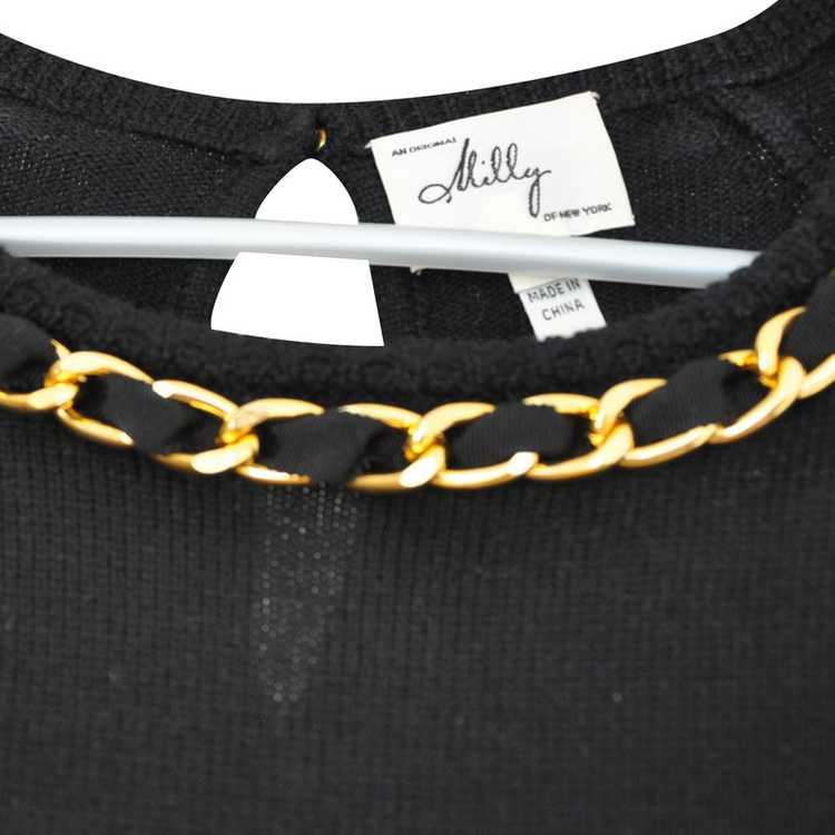 Milly Mini dress with gold chains - image 4