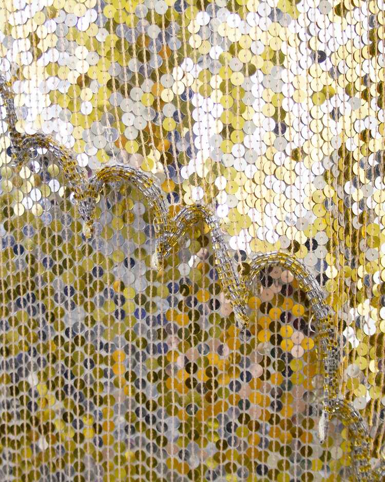 Lillie Rubin Gold and Silver Sequin Ensemble - image 5