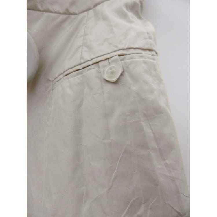 Donna Karan Trousers Silk in Cream - image 4