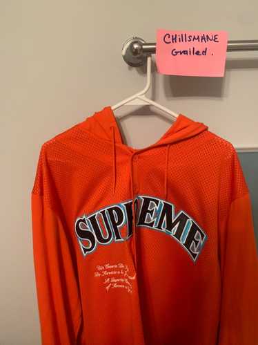 Supreme Mesh Hooded deals L/S Baseball Jersey