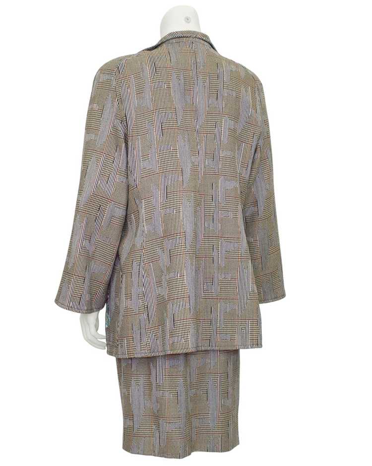 Christian Lacroix Brown and Grey Tweed Suit With … - image 2