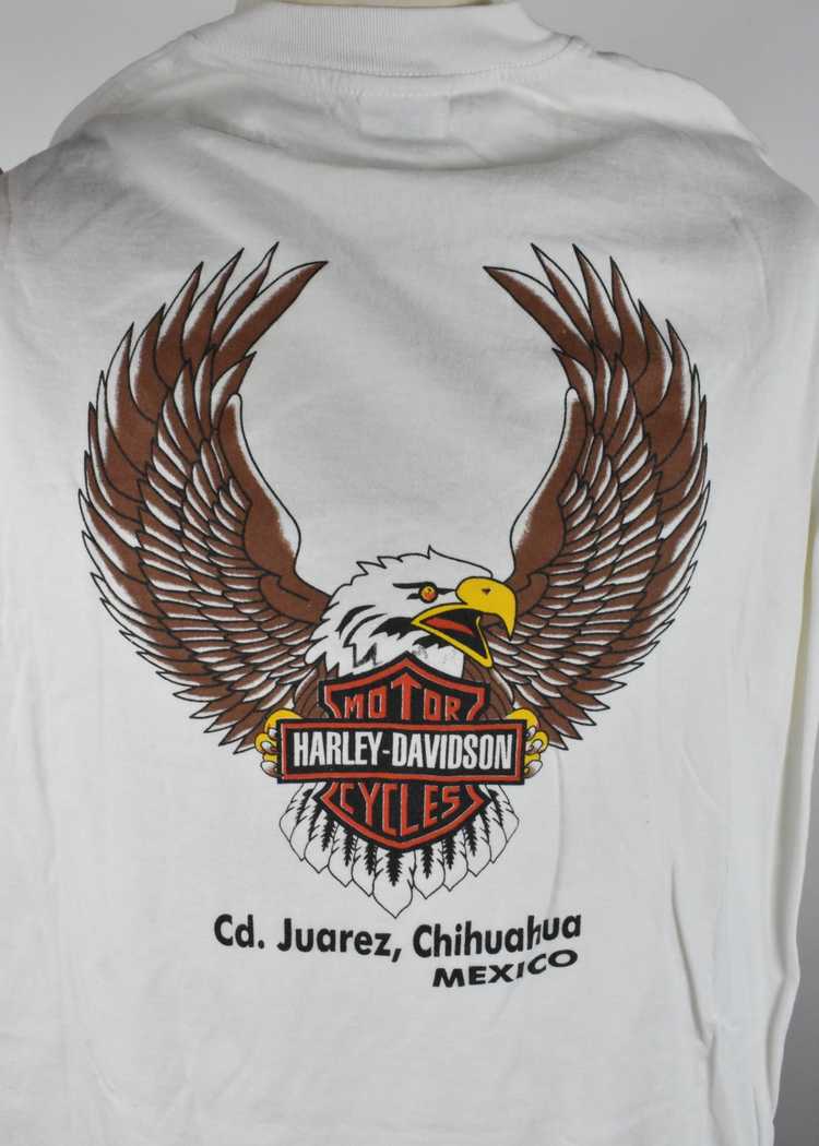Vintage Harley Davidson T-Shirt with Eagle - image 2
