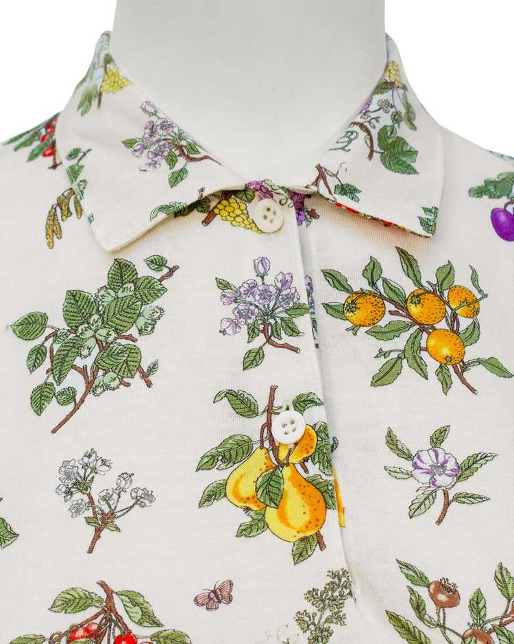 Gucci Floral Polo Top - image 4