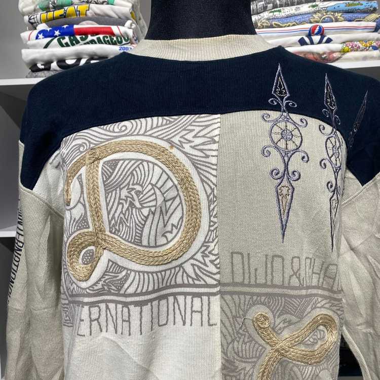 Designer 🔥rare embroidery knit sweatshirt by dij… - image 5