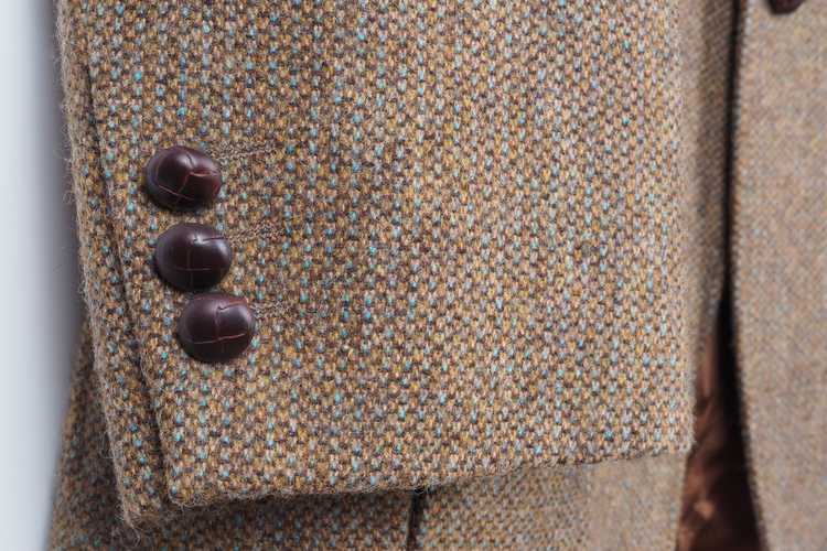 Daks London DAKS Tweed Wool Sport Coat Blazer Jac… - image 2