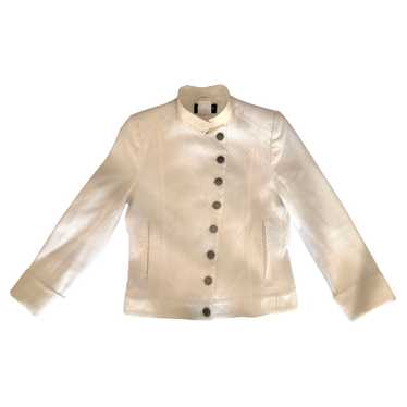 Ann Demeulemeester Jacket/Coat Cotton in White - image 1