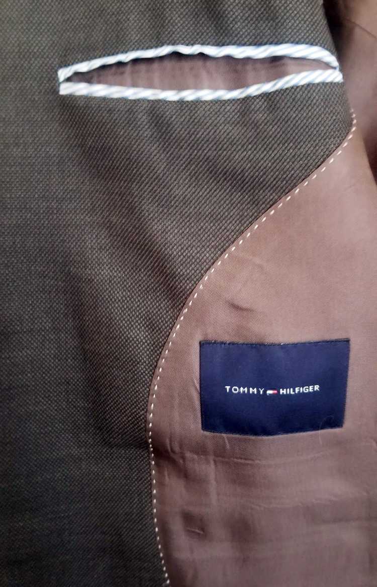 Tommy Hilfiger Brown Textured Slim Fit Suit - image 7