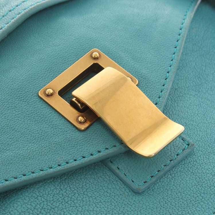 Proenza Schouler Shoulder bag Leather in Turquoise - image 8