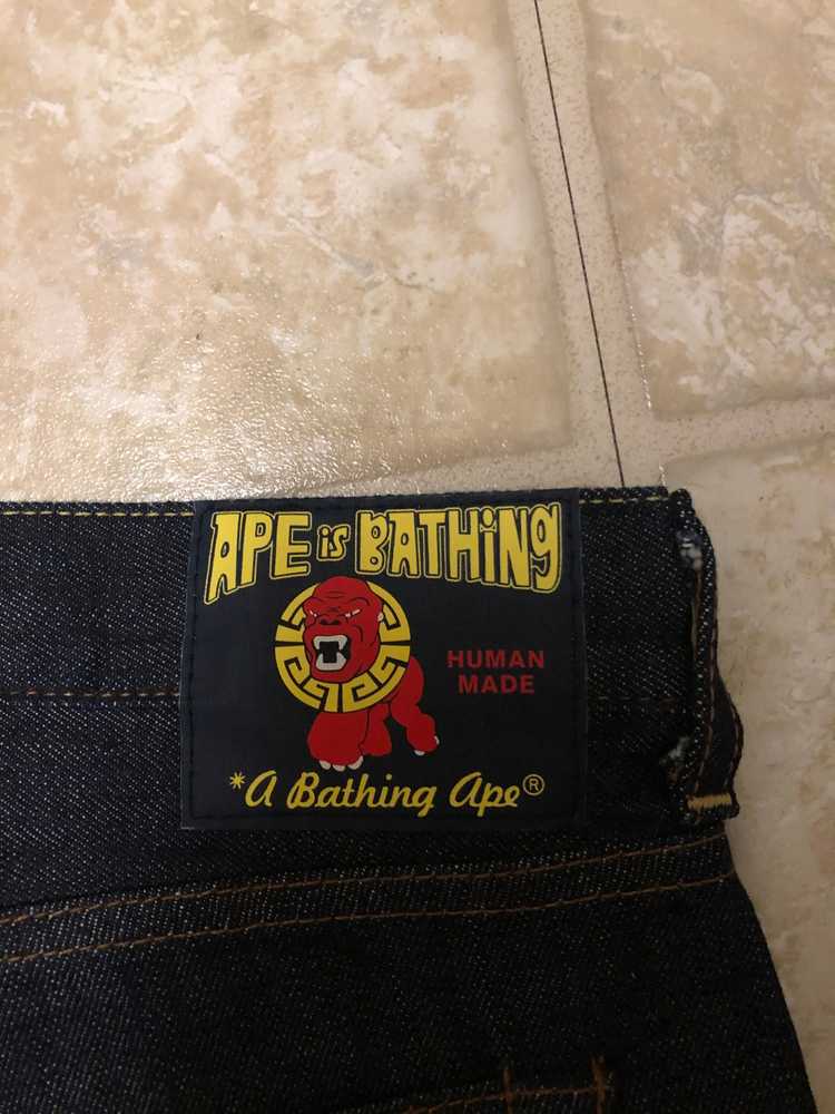 Bape Raw Dark Wash Denim - image 7