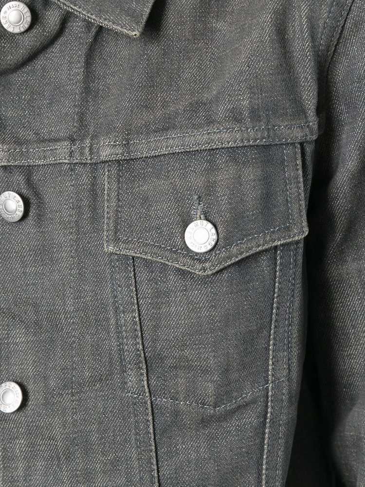 Helmut Lang Pre-Owned 1990s raw denim jacket - Gr… - image 5