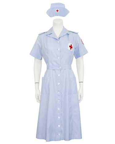 Blue American Red Cross Volunteer Uniform Mint Con