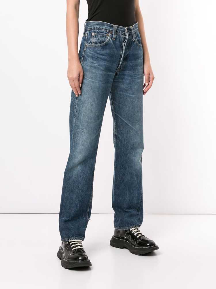 Fake Alpha Vintage 1940s straight-leg jeans - Blue - image 3