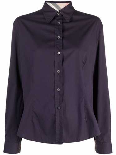 Burberry Pre-Owned 2000s spread collar button-up … - image 1