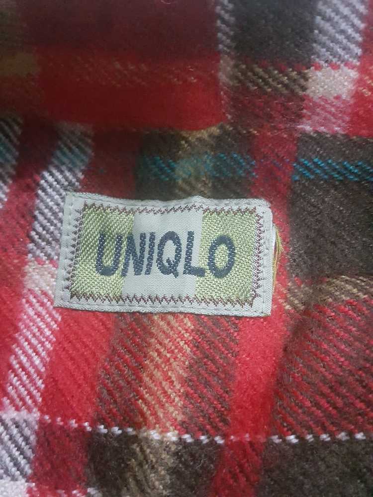 Uniqlo Vintage Uniqlo wool Plaid Flannel - image 10