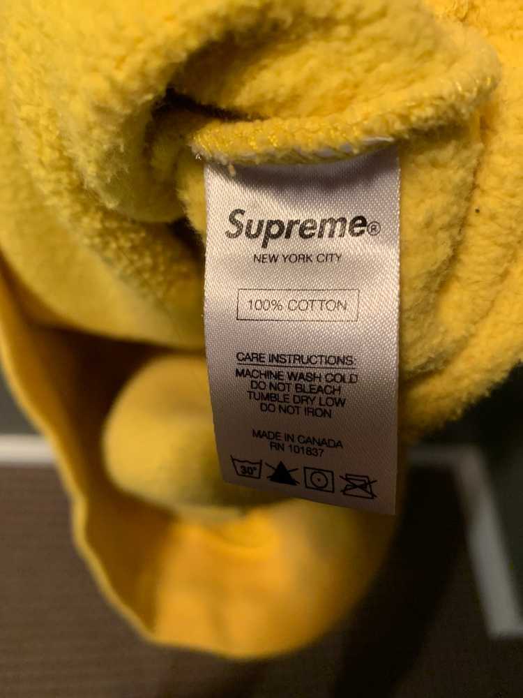 Supreme FW15 American Flag Ribbed Logo Hooded Swe… - image 5