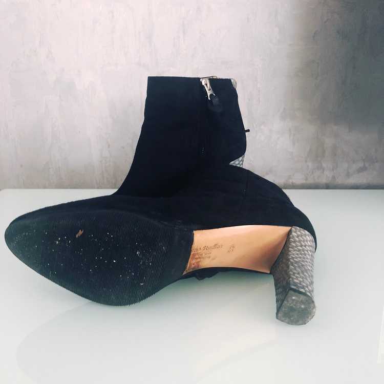 Acne Ankle boots Suede in Black - image 5