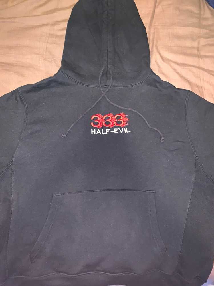 Half Evil Half Evil Flame Logo Hoodie - Gem