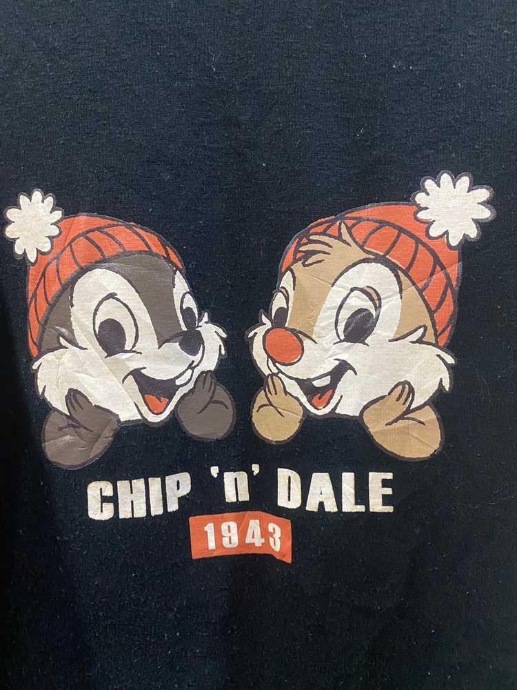 Chip 'n' Dale Raglan Brown Tan Disney Cartoon 3D Hoodie Zip Hoodie