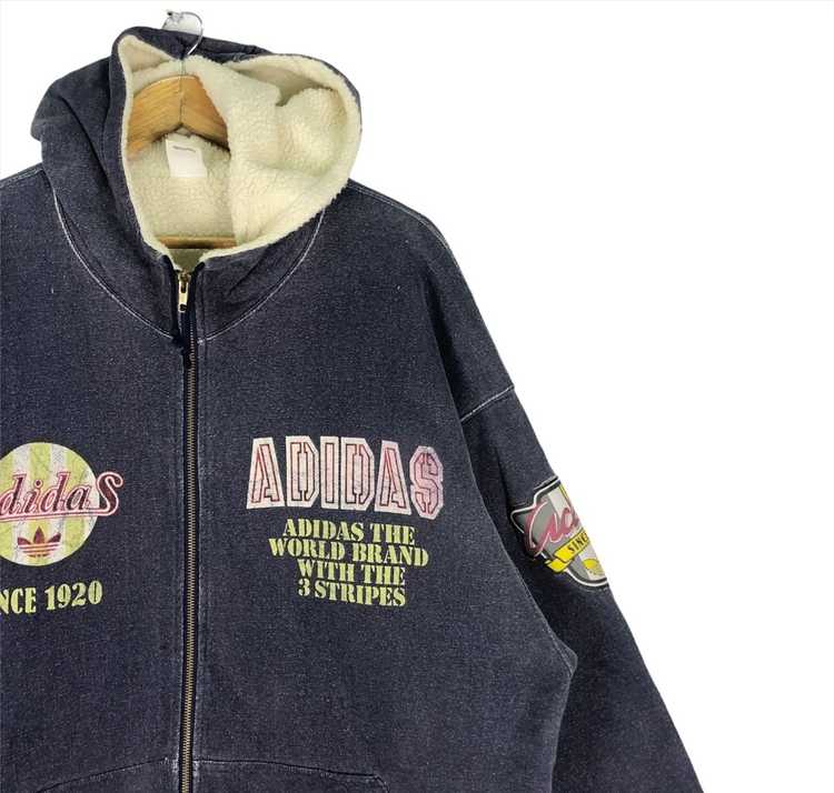 Adidas × Vintage Vintage 90s ADIDAS Sherpa Lining… - image 6