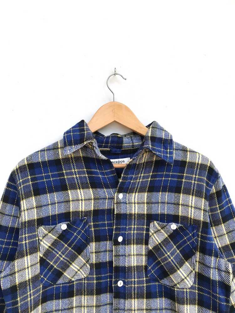 Flannel Vintage Barcedos Double Pocket Flannel Shirt Gem