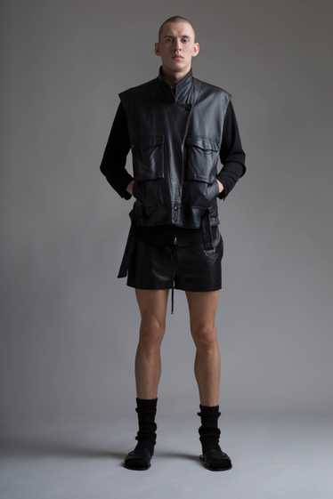 Phillip Lim Leather Gym Shorts
