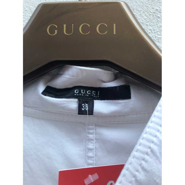 Gucci Top Cotton in White - image 5