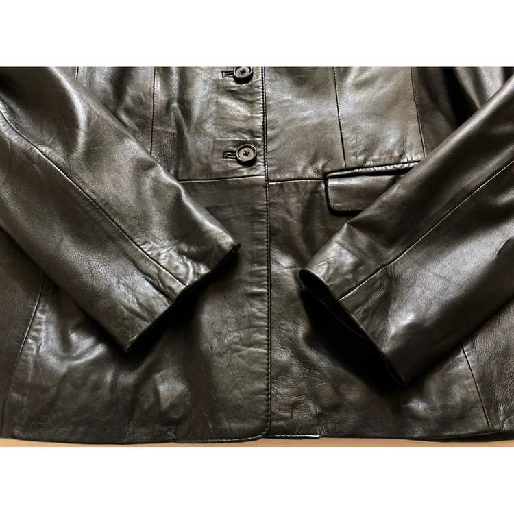 Natan Leather Blazer - image 5